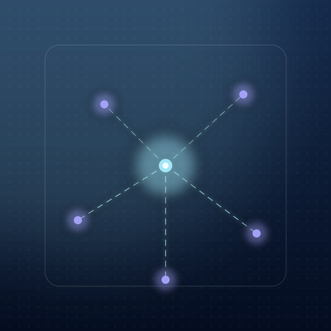 Abstract illustration of a connected technology network, representing iGaming platform architecture